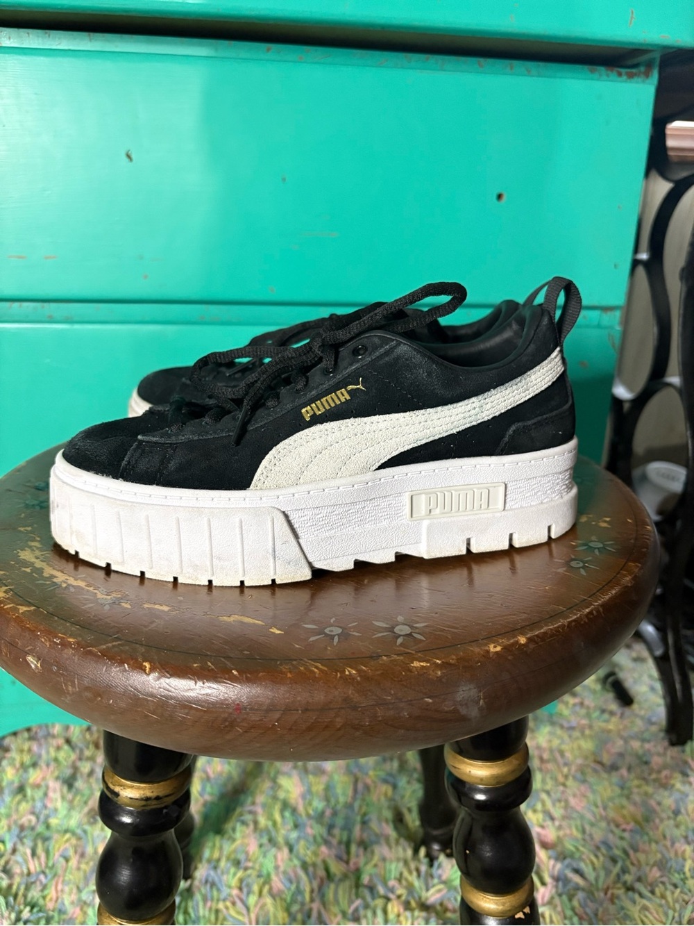 PUMA Mayze Wn's platform trainers
